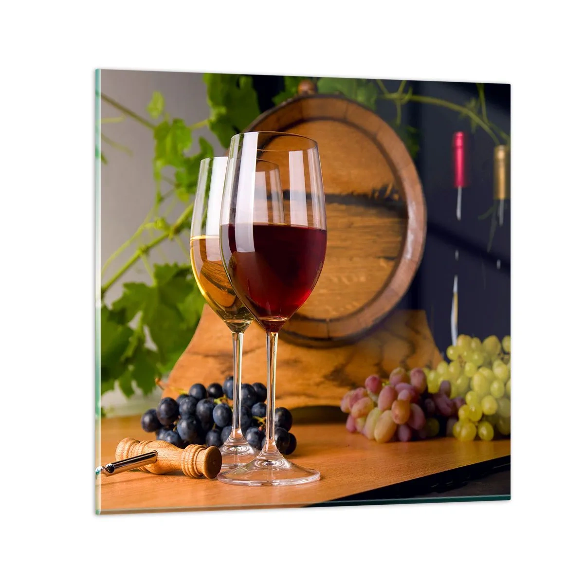 Üveg kép - Mint a régi mesterek - 60x60 cm