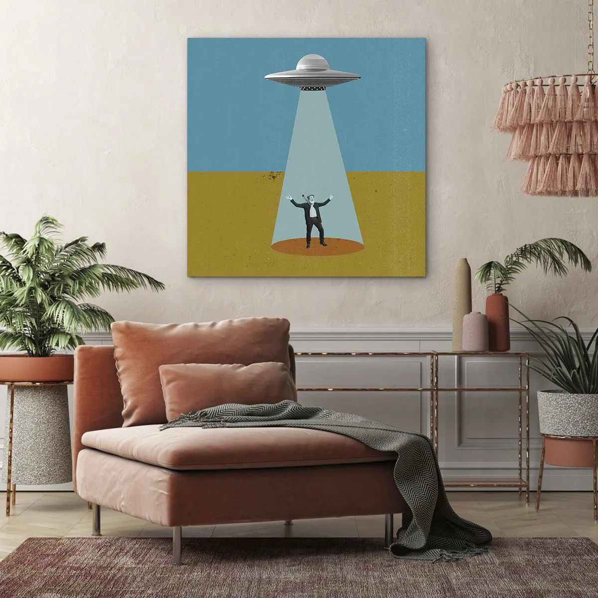 Vászonkép - Közeli találkozás - 40x40 cm