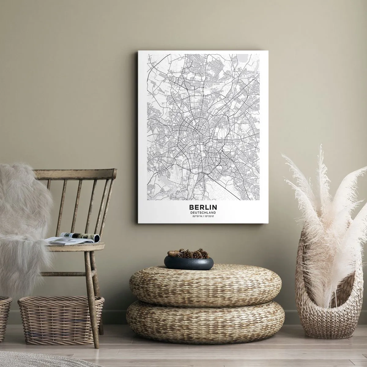 Vászonkép - Berlin virága - 50x70 cm