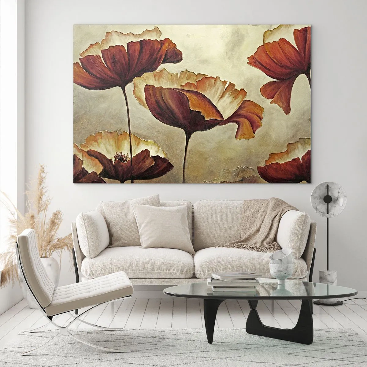 Üveg kép - Rét - 100x70 cm