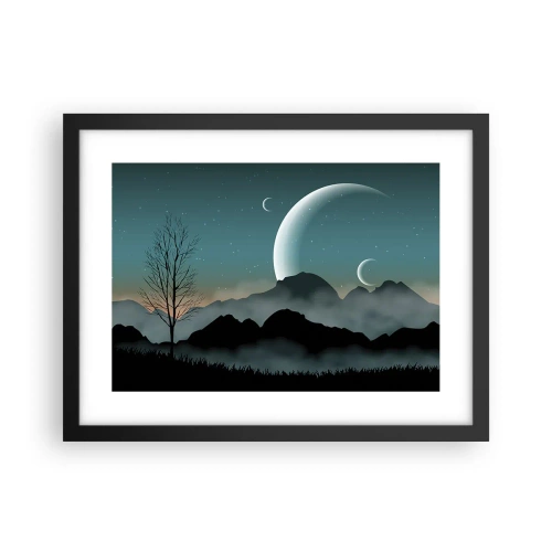 Poszter fehér keretben - Csillagos éj karneválja - 40x30 cm