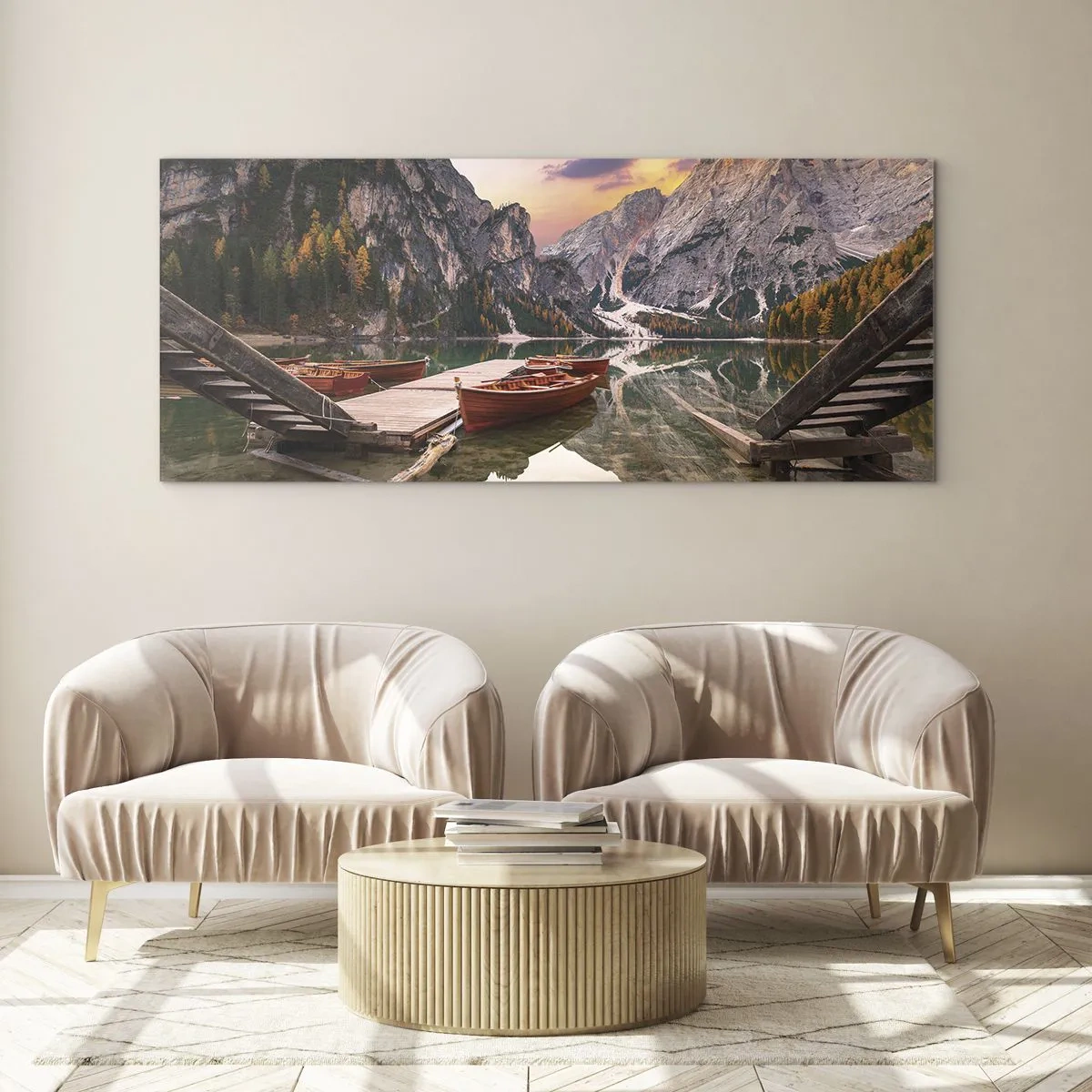 Üveg kép - A nap ígérete - 140x50 cm