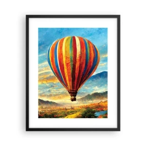 Poszter fehér keretben - A csendben többet látsz - 40x50 cm