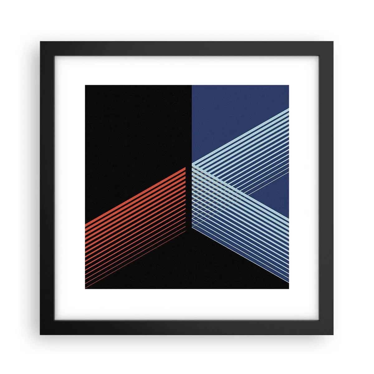 Poszter fehér keretben - Egyszerű történet - 30x30 cm