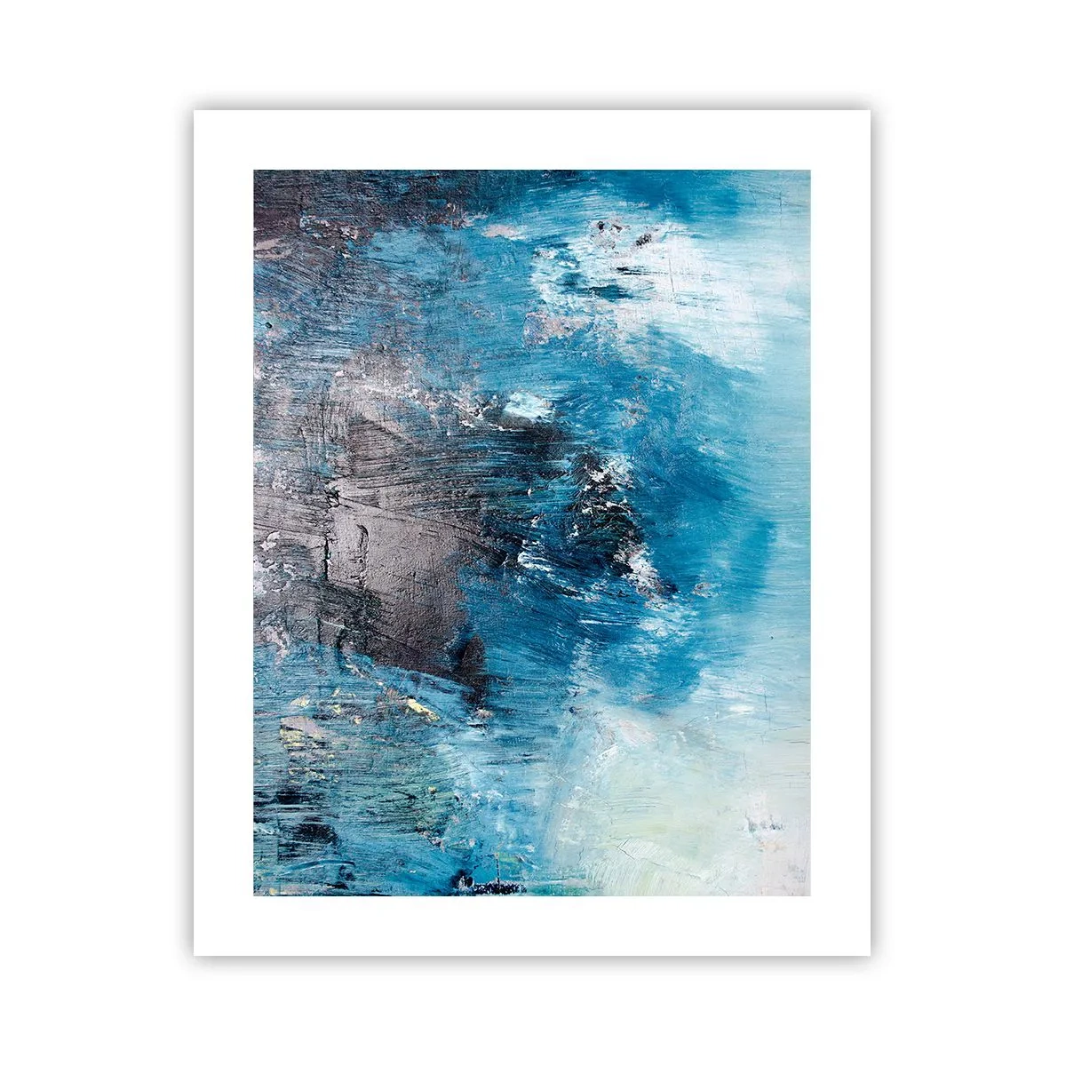 Poszter - Kék rapszódia - 40x50 cm