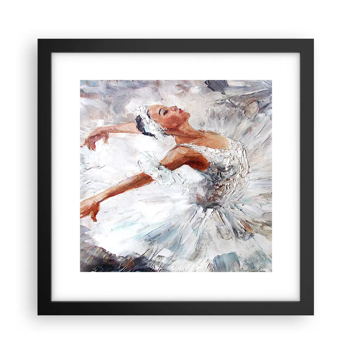 Poszter fehér keretben - Finom és könnyű, mint a tüll - 30x30 cm