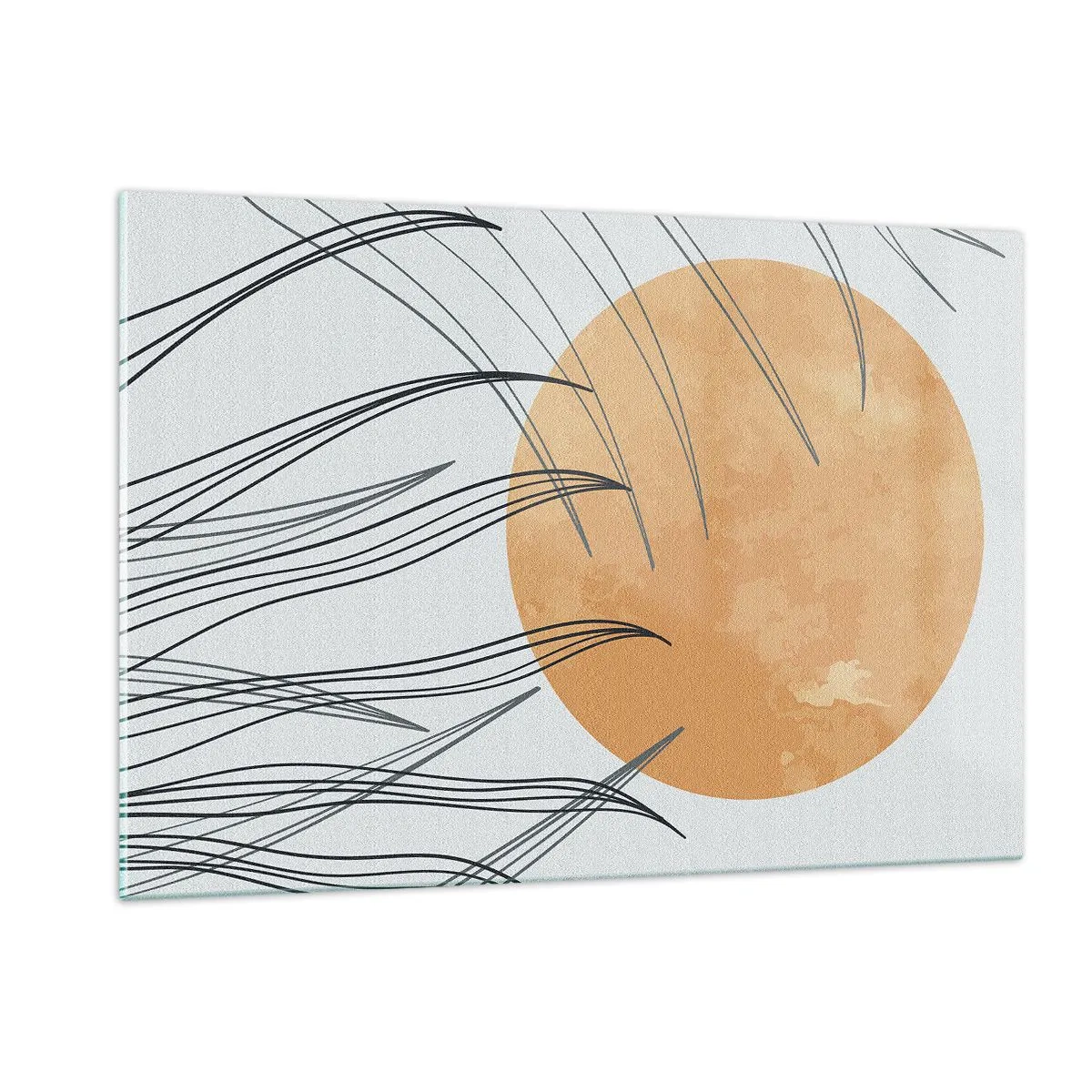 Üveg kép - Mindig a nap felé - 120x80 cm