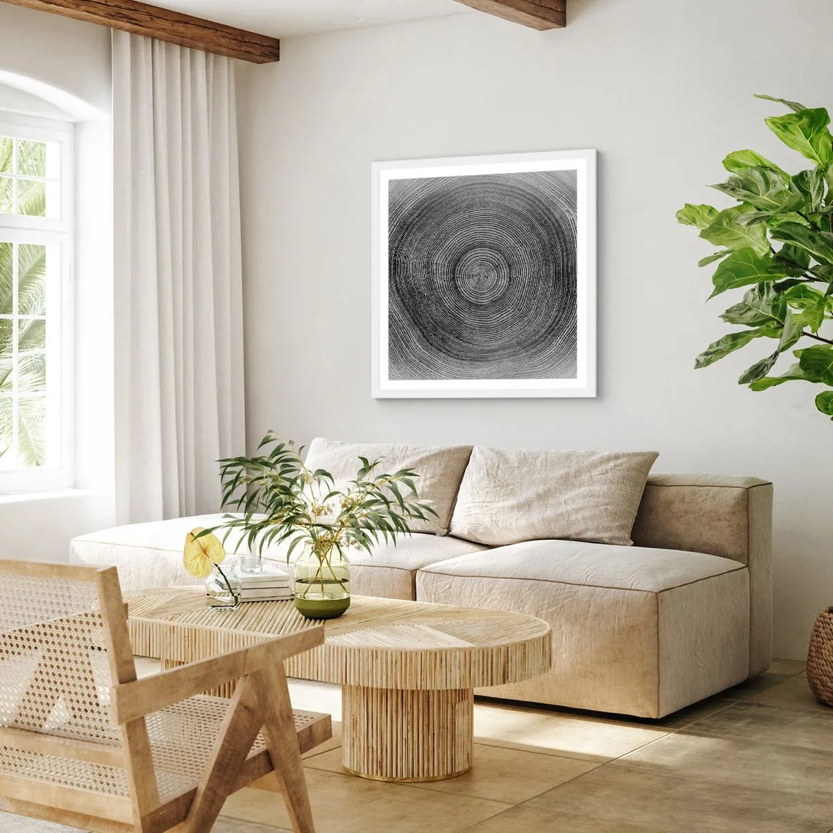 Poszter fekete keretben - Az idők jele - 50x50 cm