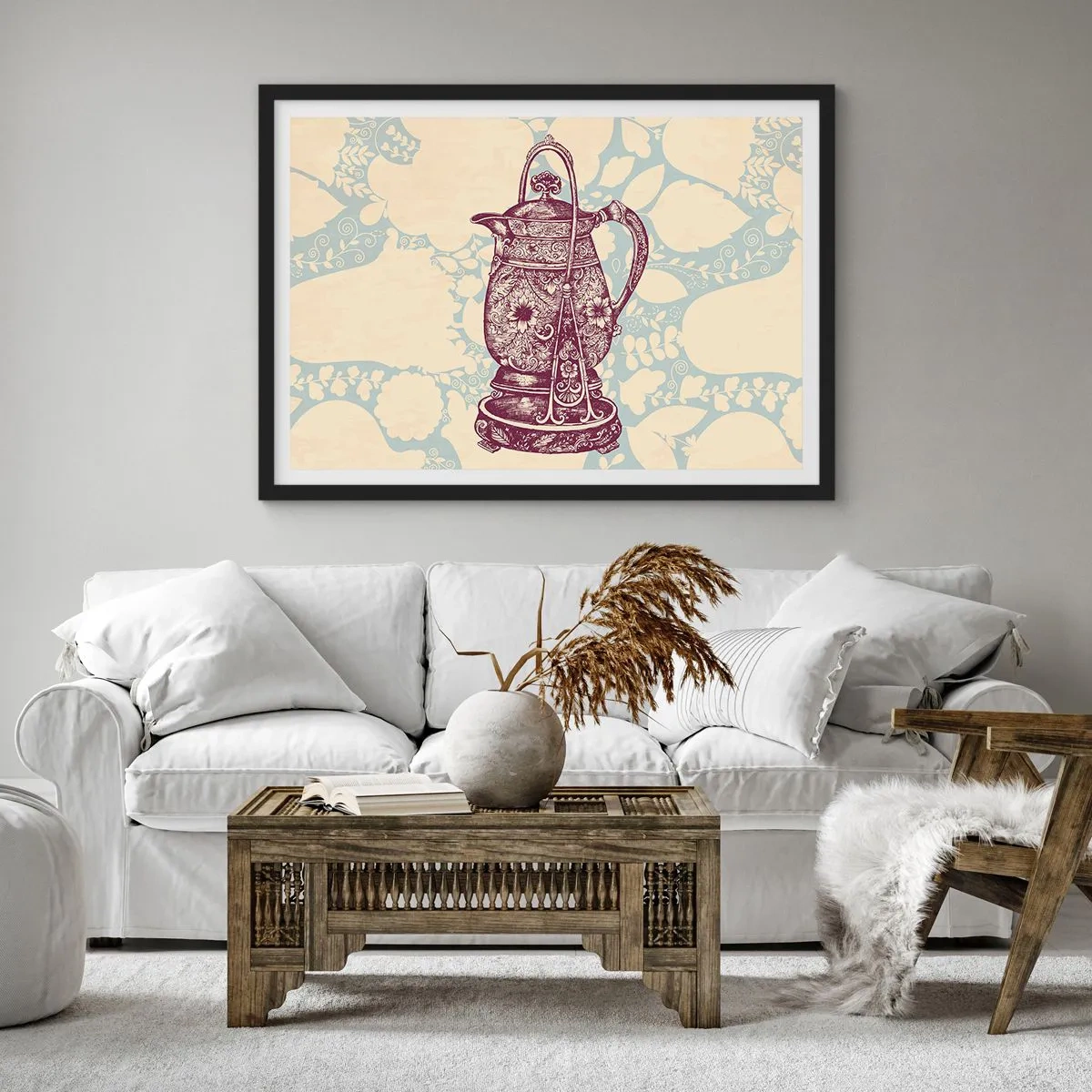 Poszter fehér keretben - A mindennapi élet szépsége - 91x61 cm