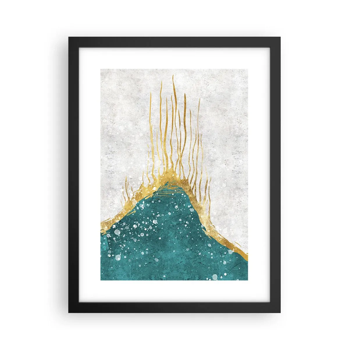 Poszter fehér keretben - Aranyló dagály - 30x40 cm