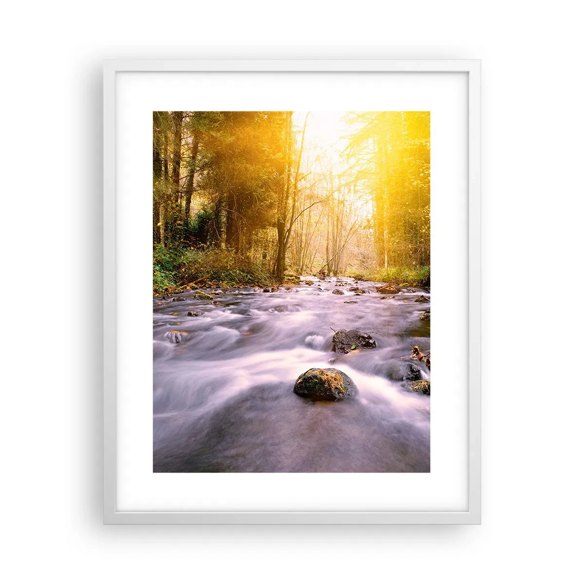 Poszter fekete keretben - Malachit ezüst és arany keretben - 40x50 cm