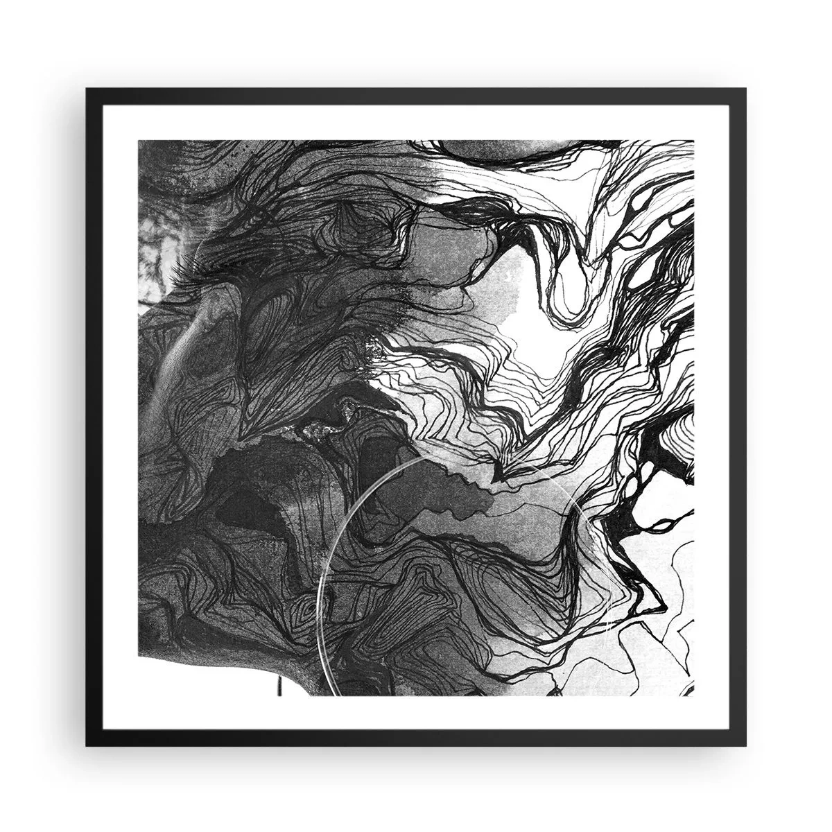 Poszter fehér keretben - Álmokba gabalyodva - 60x60 cm