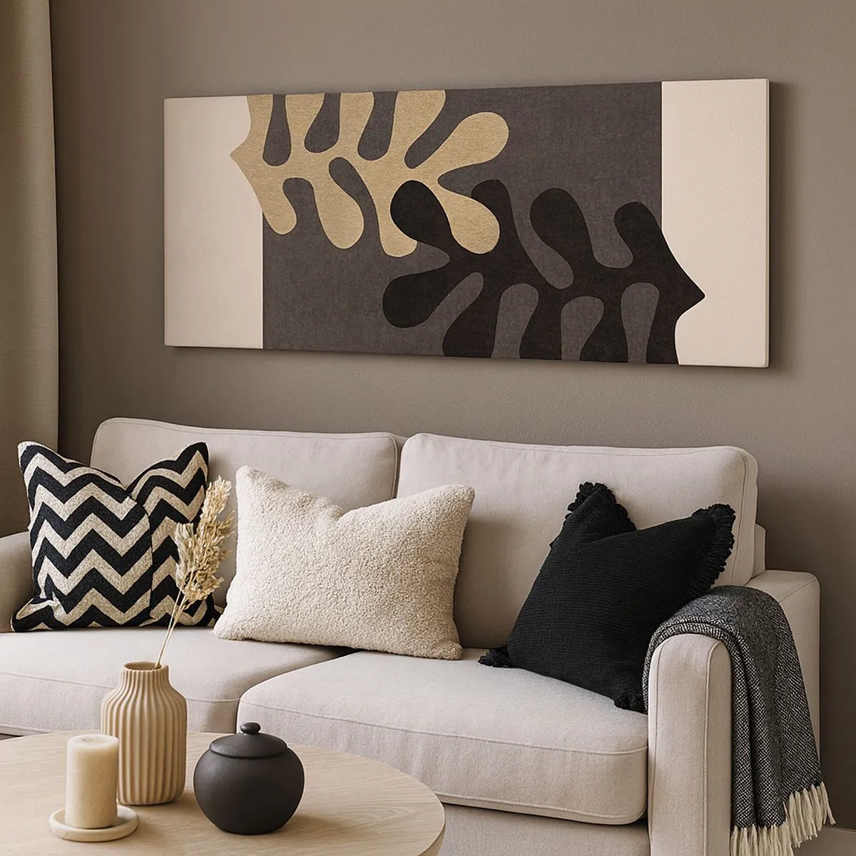 Vászonkép - Hiány és kiegészítés - 100x40 cm