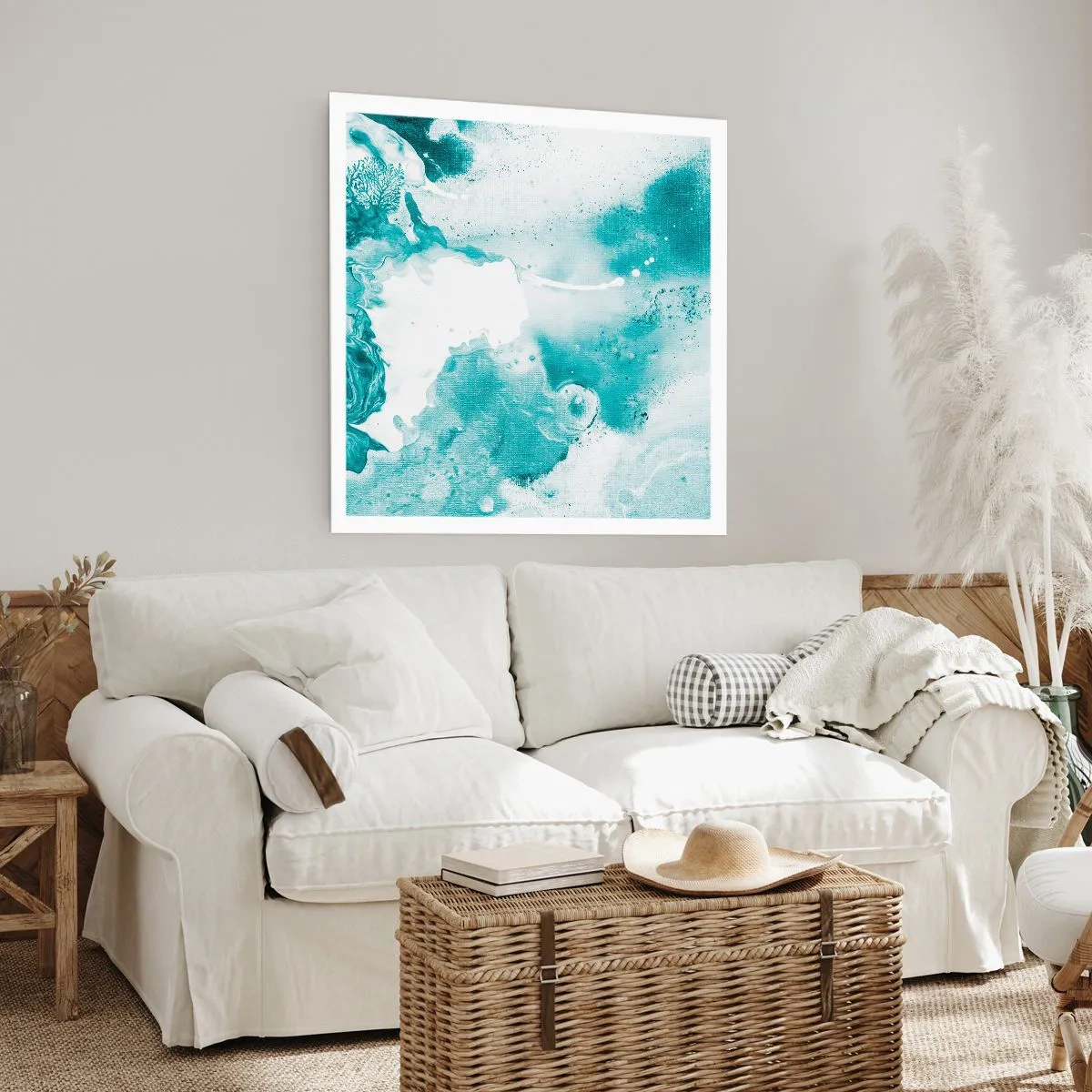 Poszter - Kék holtágai - 60x60 cm