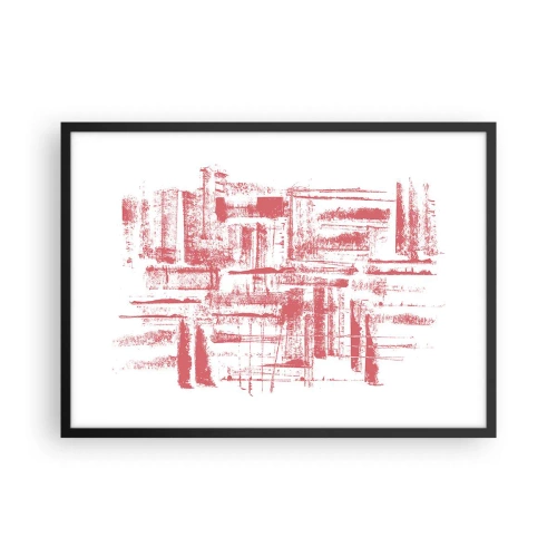 Poszter fehér keretben - A vörös város - 70x50 cm