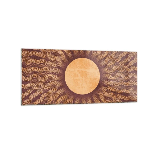 Üveg kép - A nap ikonja - 120x50 cm