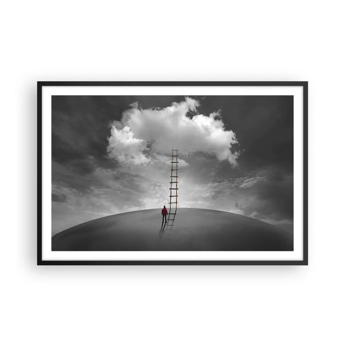 Poszter fehér keretben - Minden lehetséges - 91x61 cm