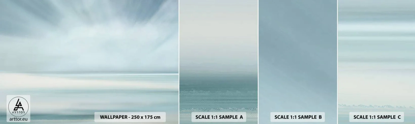 Fotótapéta Minta Öntapadós Deluxe Sticker - Béke egészen a horizontig - Fényes, Darab, Ég - 100x30 cm