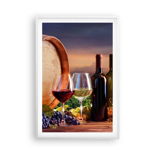 Poszter fekete keretben - Az életnek itt íze van - 61x91 cm