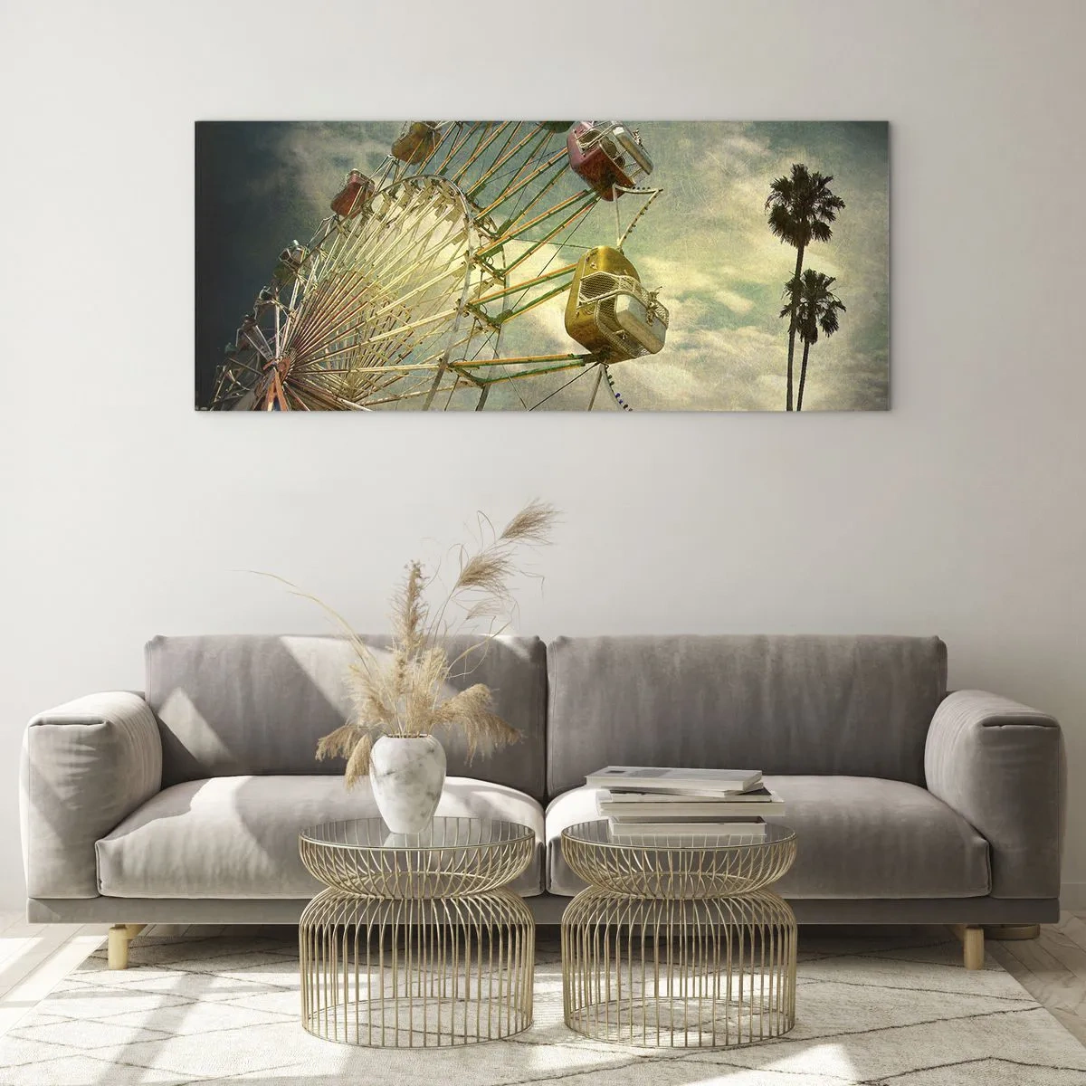 Üveg kép - Lesz, lesz mulatság.... - 100x40 cm