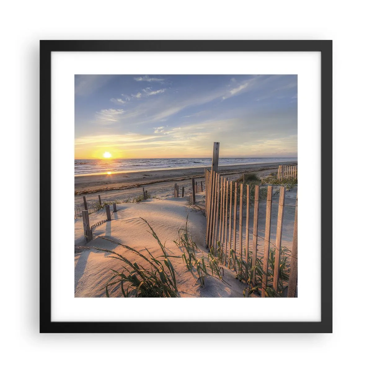 Poszter fehér keretben - A szél ragyogása és árnyéka - 40x40 cm