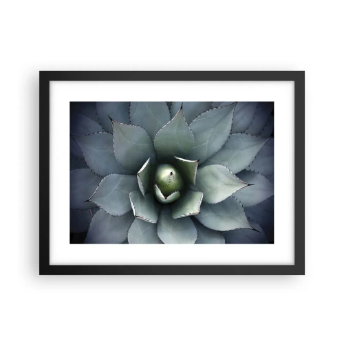 Poszter fehér keretben - Wabi és figyelmeztetés - 40x30 cm