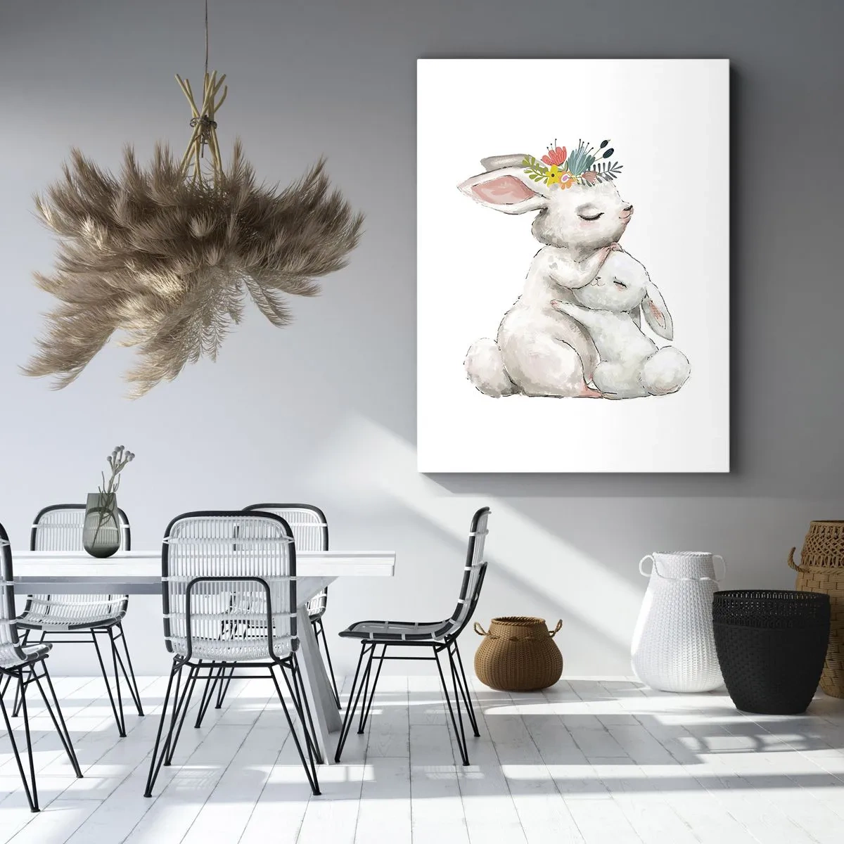 Vászonkép - Nincs olyan, mint anyánál - 45x80 cm