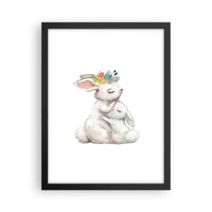 Poszter fehér keretben - Nincs olyan, mint anyánál - 30x40 cm