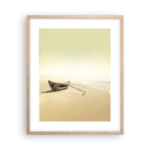 Poszter világos tölgy keretben - A déli tengerek megemlékezése - 40x50 cm