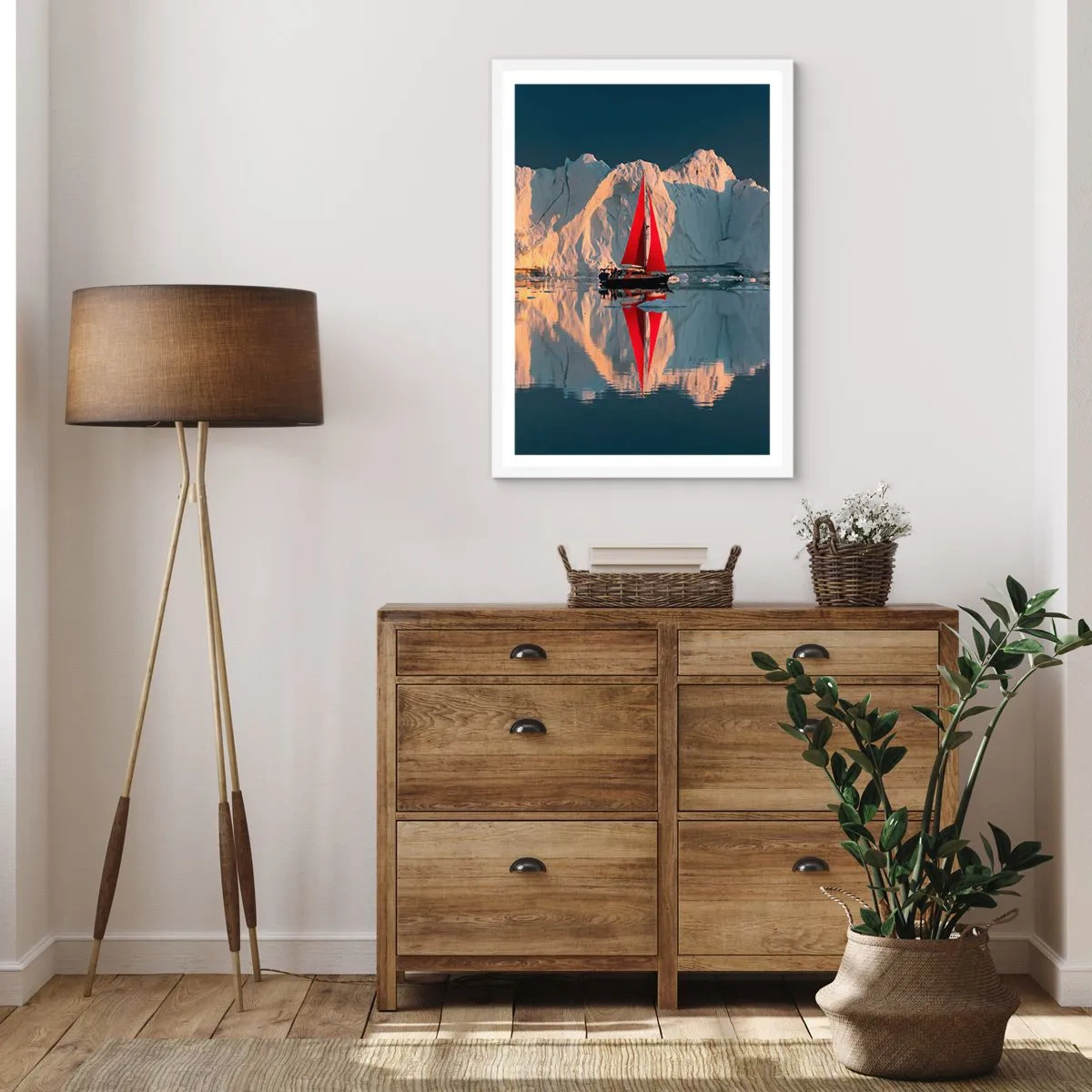 Poszter fekete keretben - A világ peremén - 50x70 cm