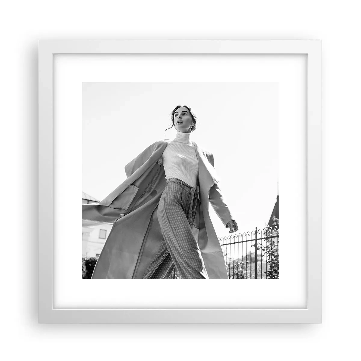 Poszter fekete keretben - Velem jössz? - 30x30 cm