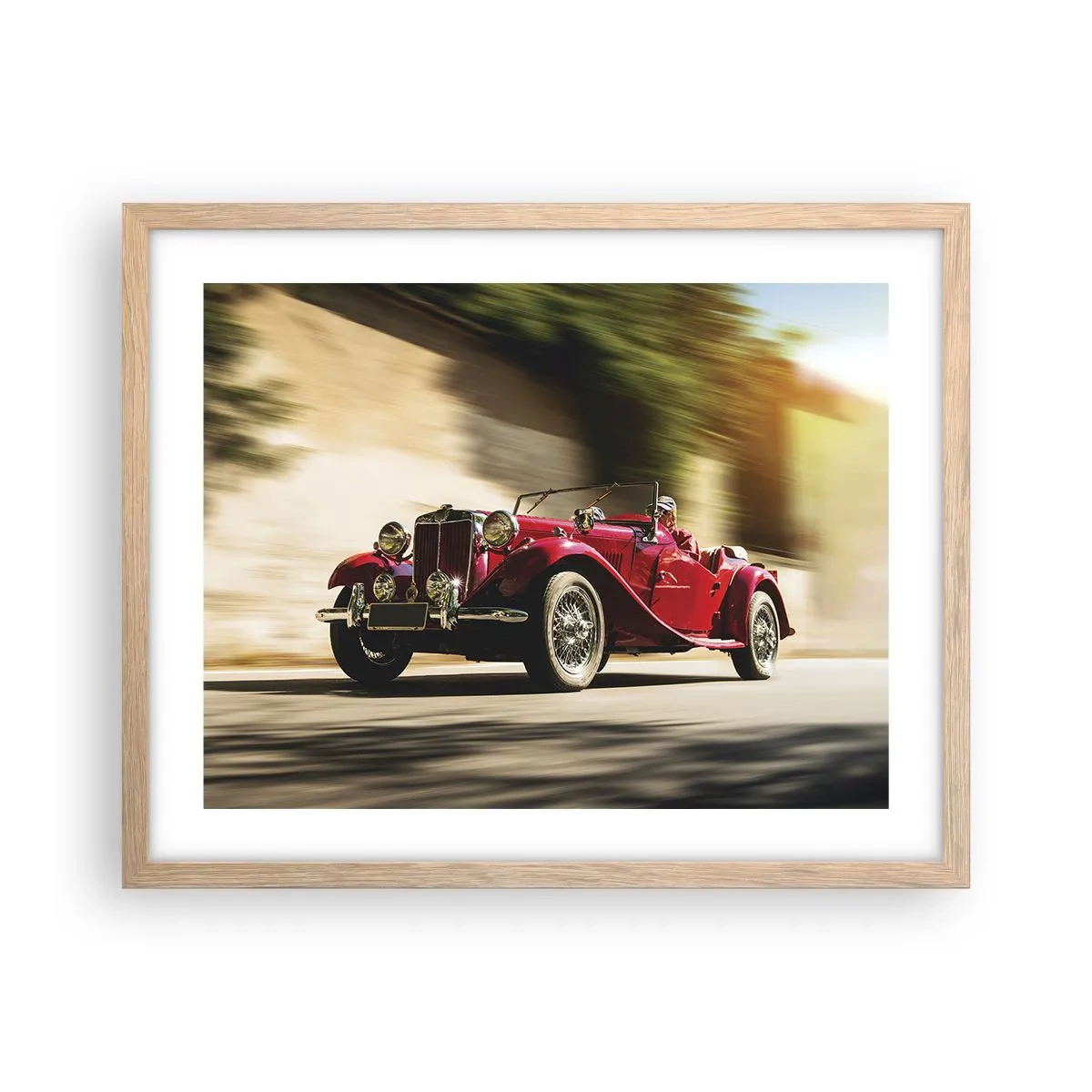 Poszter világos tölgy keretben - Szebb, mint Szamothrakéi Niké - 50x40 cm