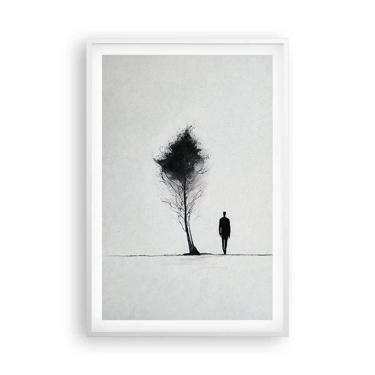 Poszter fekete keretben - Mindannyian vándorolunk - 61x91 cm