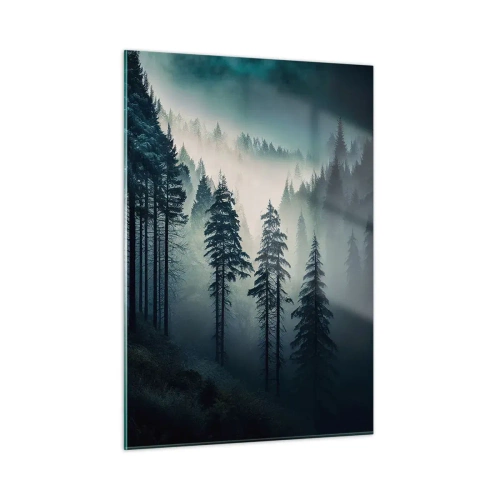 Üveg kép - Hegyi reggel - 50x70 cm