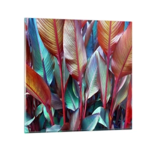 Üveg kép - Egy színes sűrű - 70x70 cm