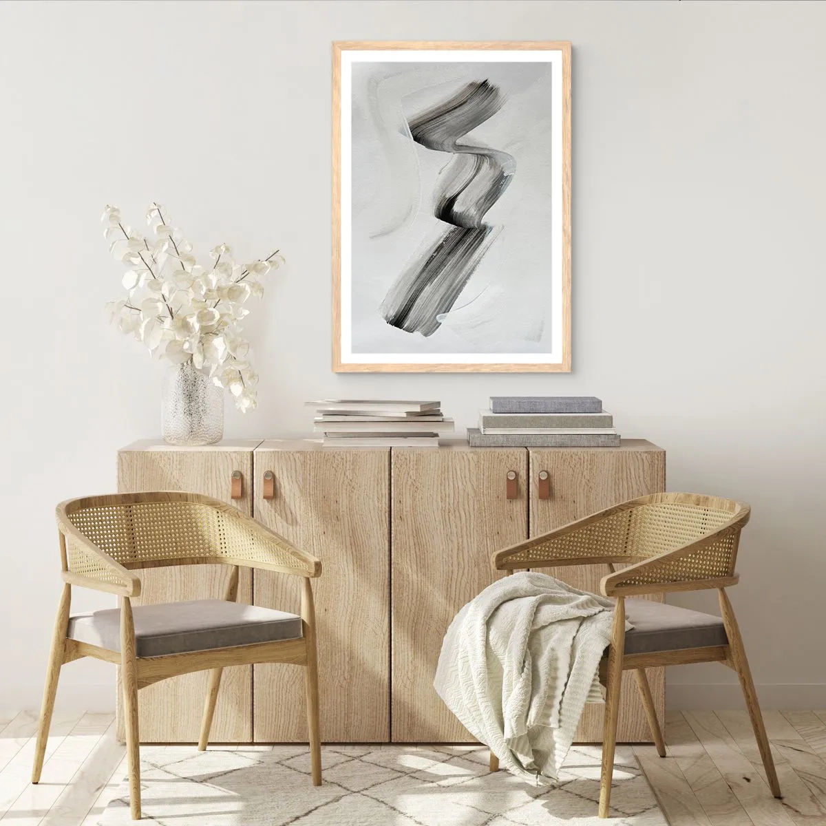 Poszter világos tölgy keretben - Csak a móka kedvéért - 70x100 cm