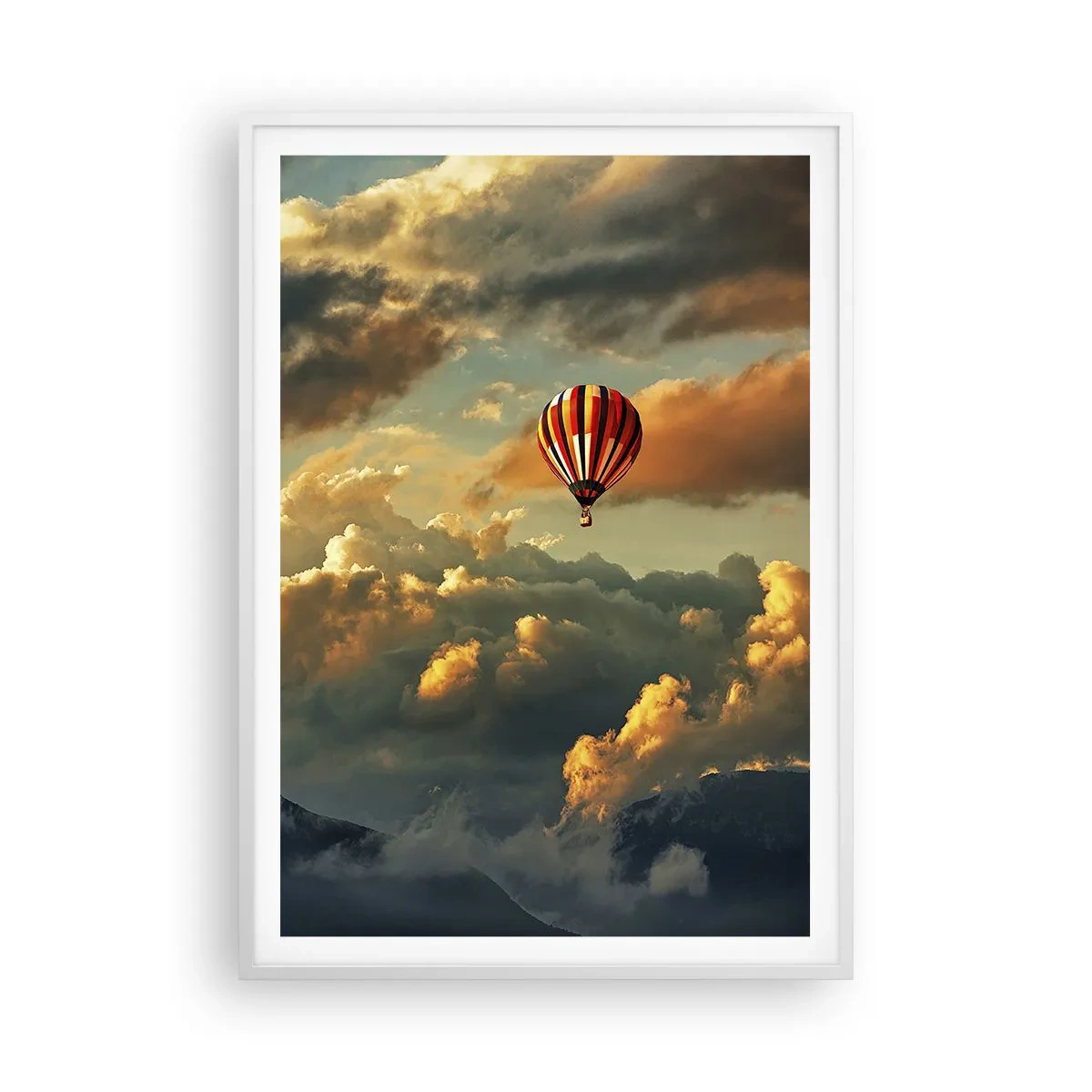 Poszter fekete keretben - Azért repülök, mert akarok - 70x100 cm