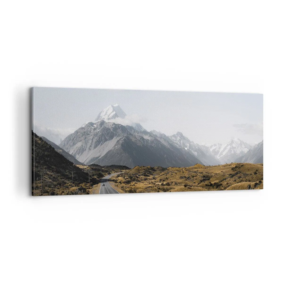Vászonkép - Út a hegyek szívébe - 100x40 cm