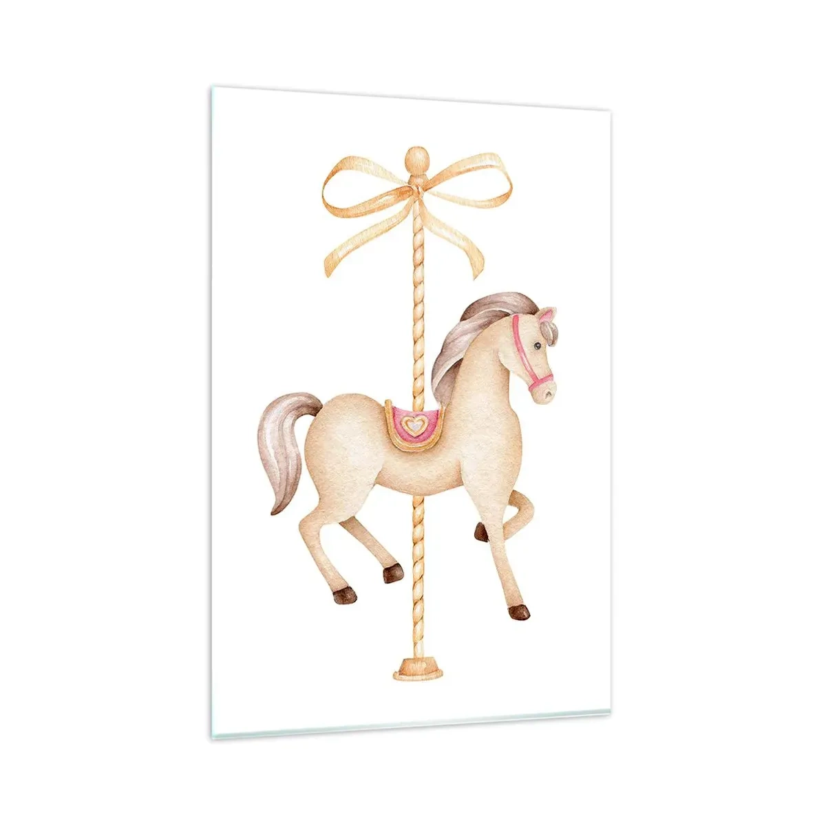 Üveg kép - Kecses vágtával - 80x120 cm