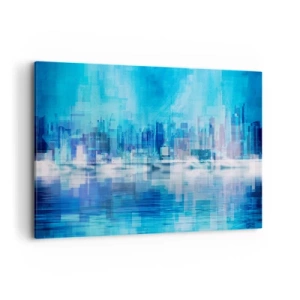 Vászonkép - Kékbe merült - 120x80 cm