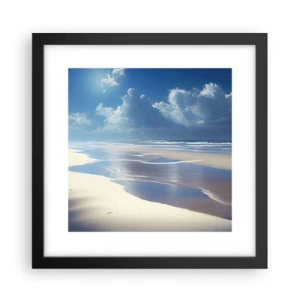 Poszter fehér keretben - Nyaralás a paradicsomban - 30x30 cm