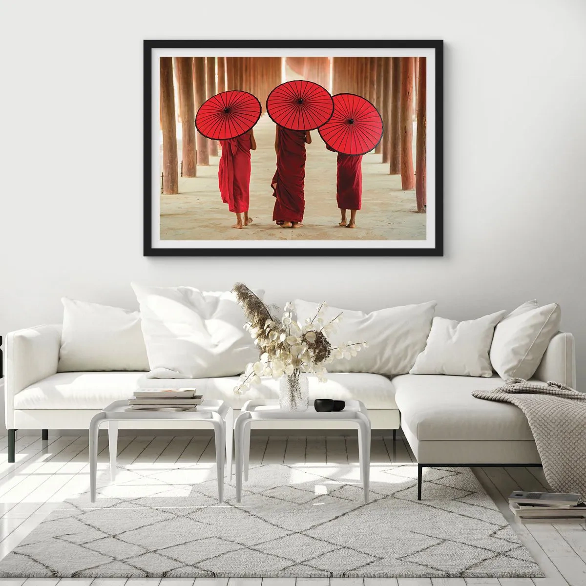 Poszter fehér keretben - Útban a Tiszta Föld felé - 100x70 cm