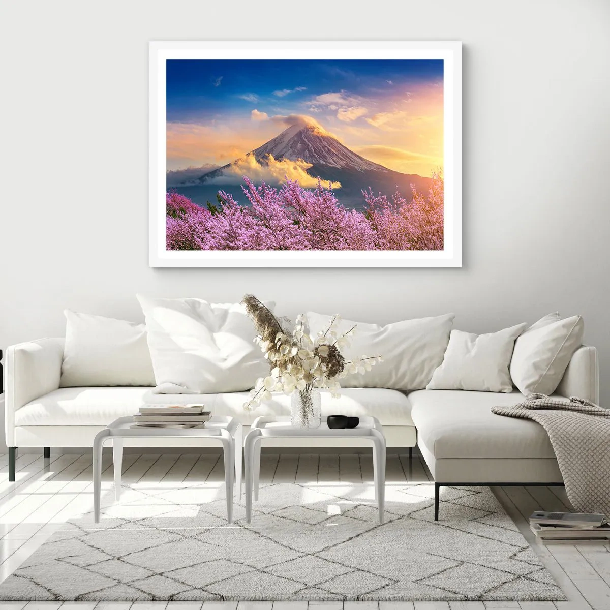 Poszter fekete keretben - Japán szentség - 100x70 cm