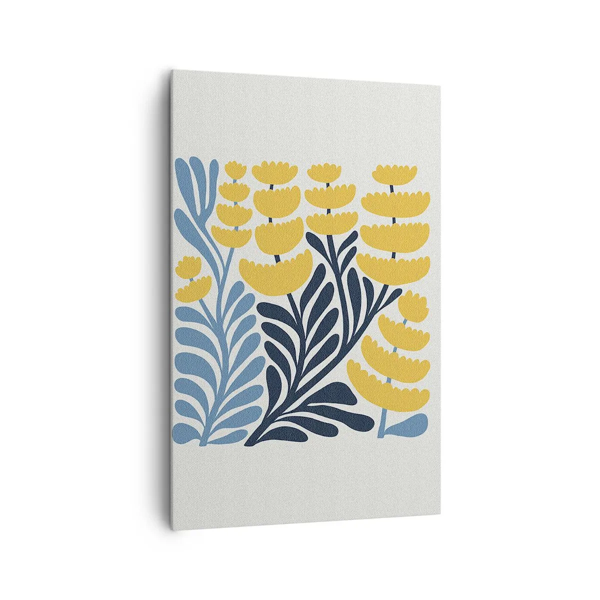 Vászonkép - Napsütötte virágágyás - 80x120 cm