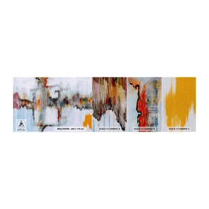 Fotótapéta Minta Premium Canvas - Egy bottal a vízen - Absztrakció, Darab, Modern minta - 100x30 cm