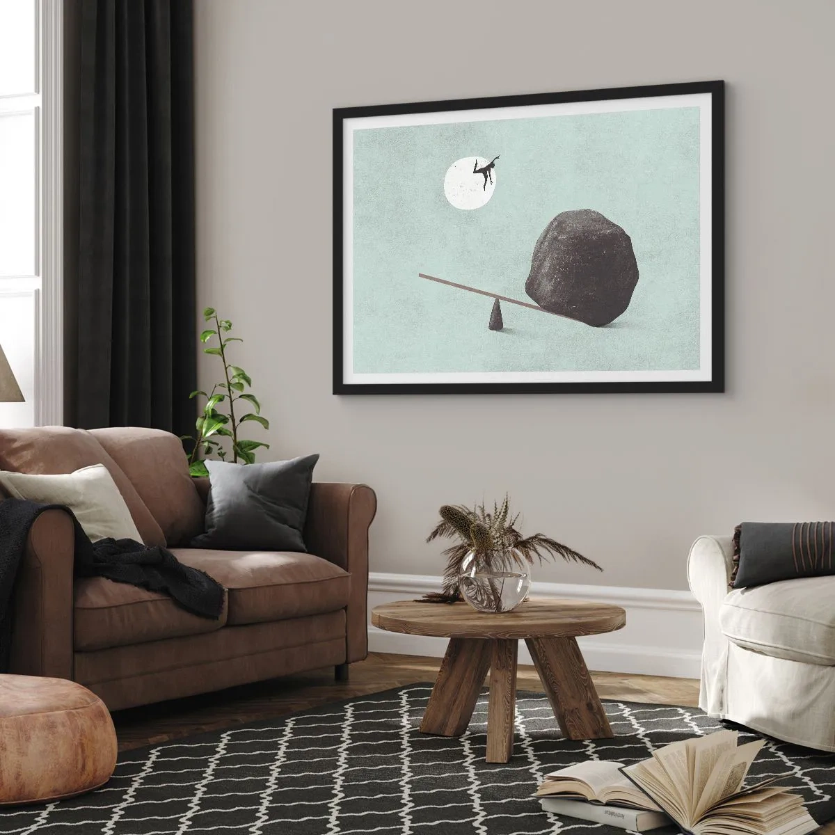 Poszter fehér keretben - Valóra vált álom. - 100x70 cm