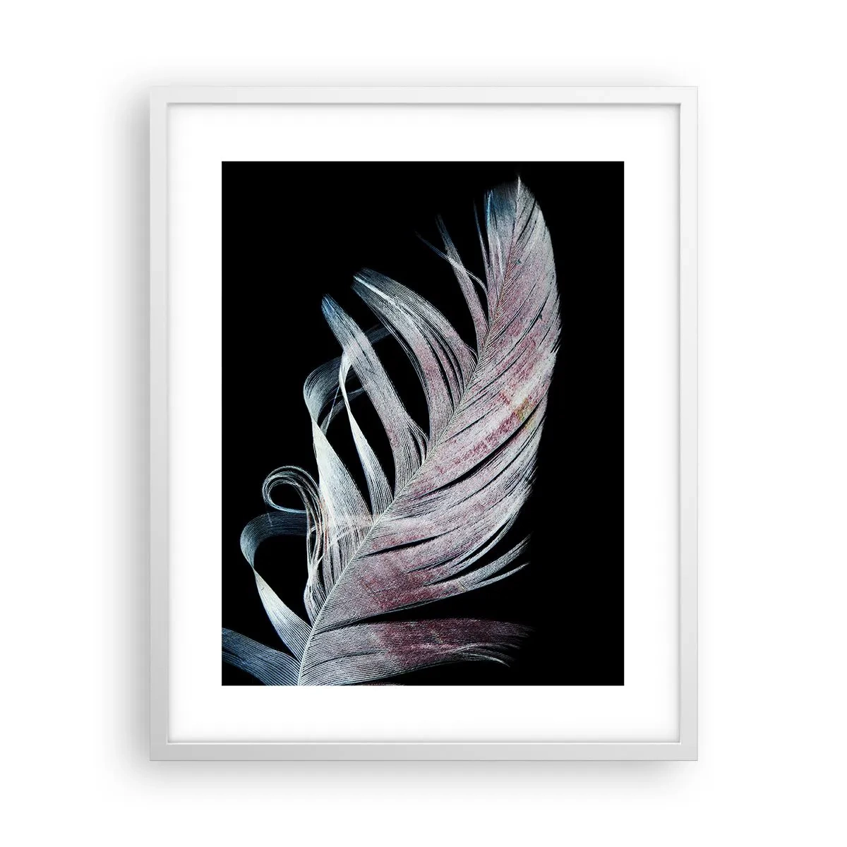 Poszter fekete keretben - Gondolj az érintésre - 40x50 cm