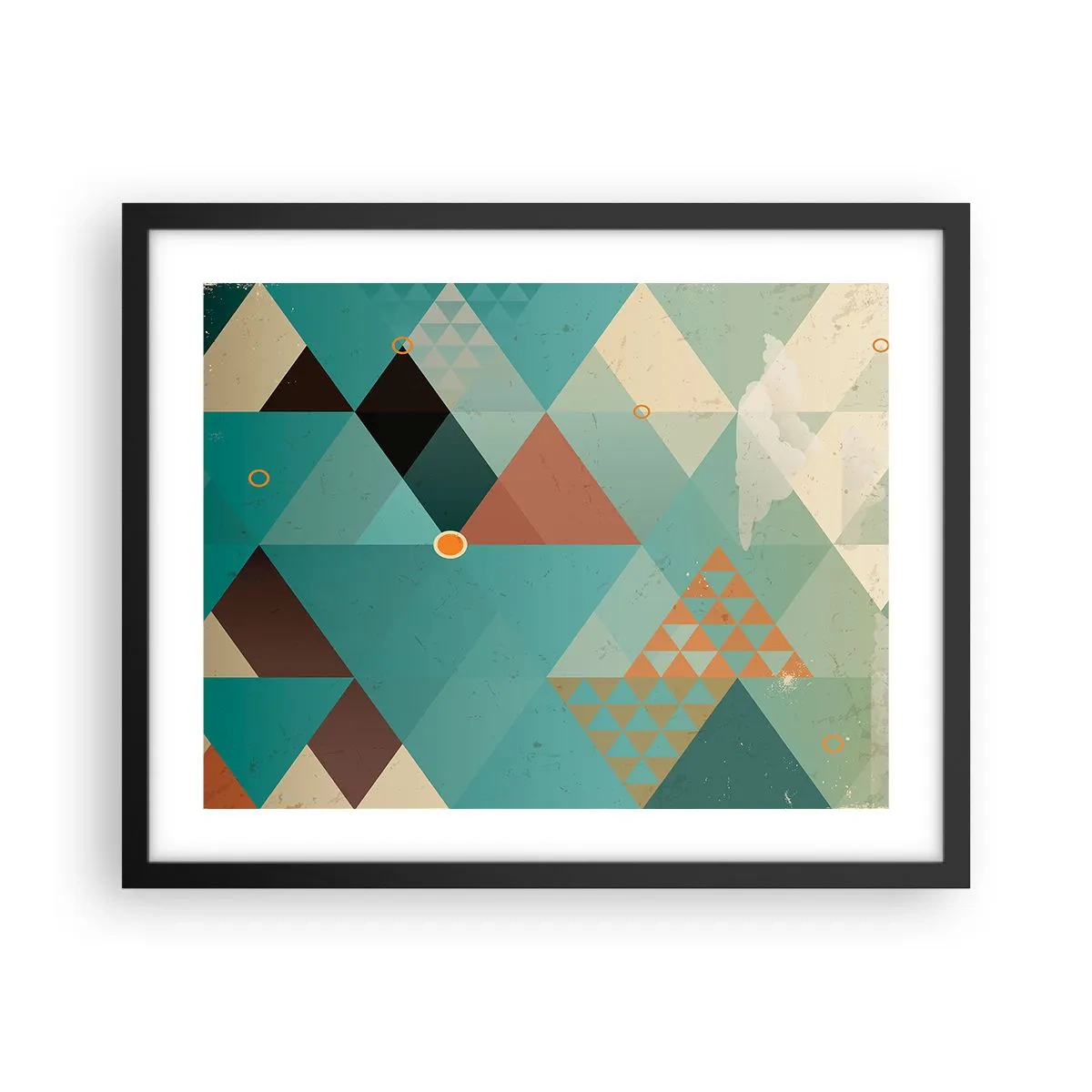 Poszter fehér keretben - A sokféleség egysége, az egység sokfélesége - 50x40 cm