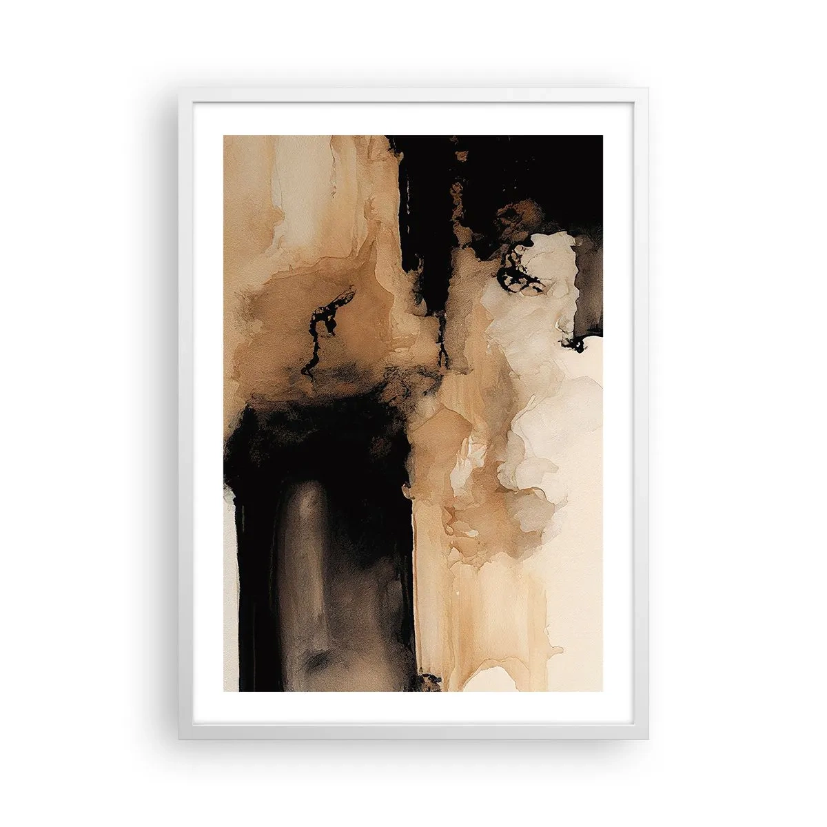 Poszter fekete keretben - Egy érdekes absztrakció - 50x70 cm