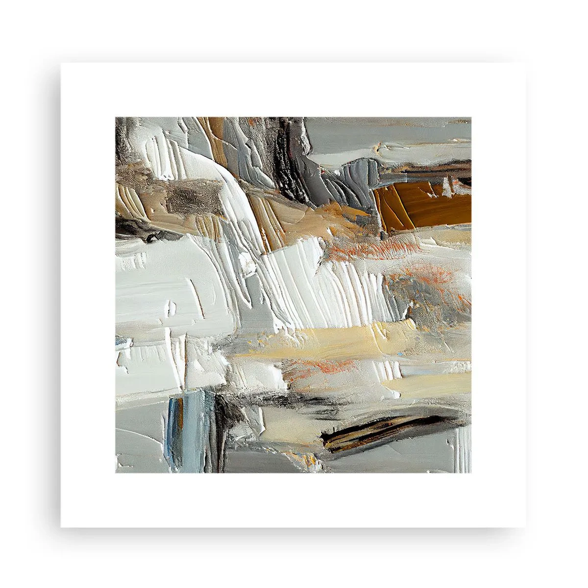 Poszter - Színes rétegződés - 30x30 cm